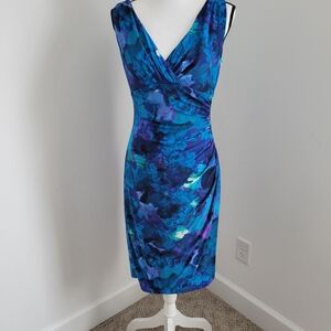 Ralph Lauren Blue and Purple Dress
